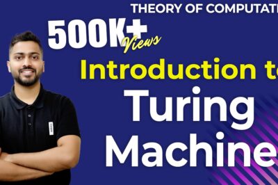 Turing Machine: Hindi Introduction & Definition in TOC