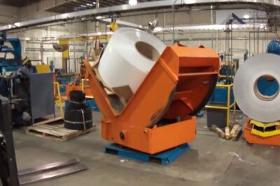 USA Rotary Coil Tipper with Enhanced Efficiency, Under 12 Words.