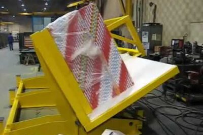 “Video demonstration of a panel tilting machine”