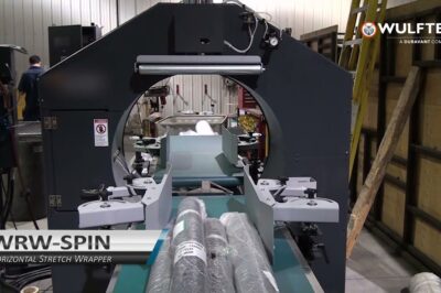 “Wide Horizontal Stretch Wrapper for Efficient Packaging”
