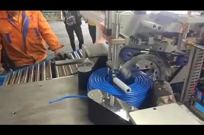 Wire Coil Wrapping and Packing Machine for Automation of Cable Winding