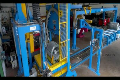 Wire coil packaging line streamlined for automation.