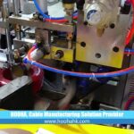 wire coiling and packaging machine with automatic wrapping capabilities