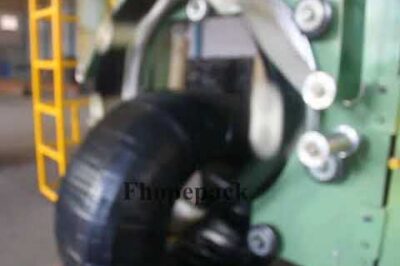 Wrapping and packing machines for hoses and HDPE pipe coils.